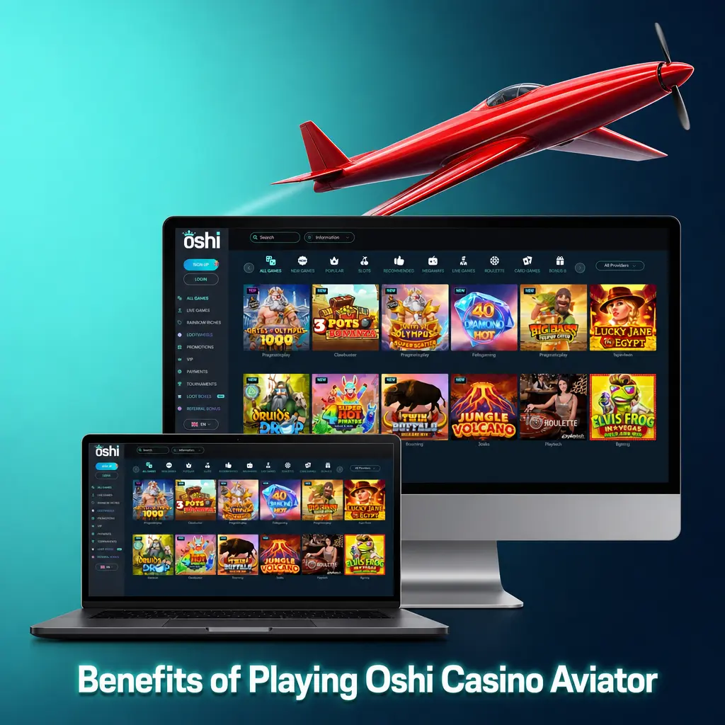 Oshi Casino Aviator benefits for Canadian players including provably fair mechanics, 97% RTP, and Interac payments