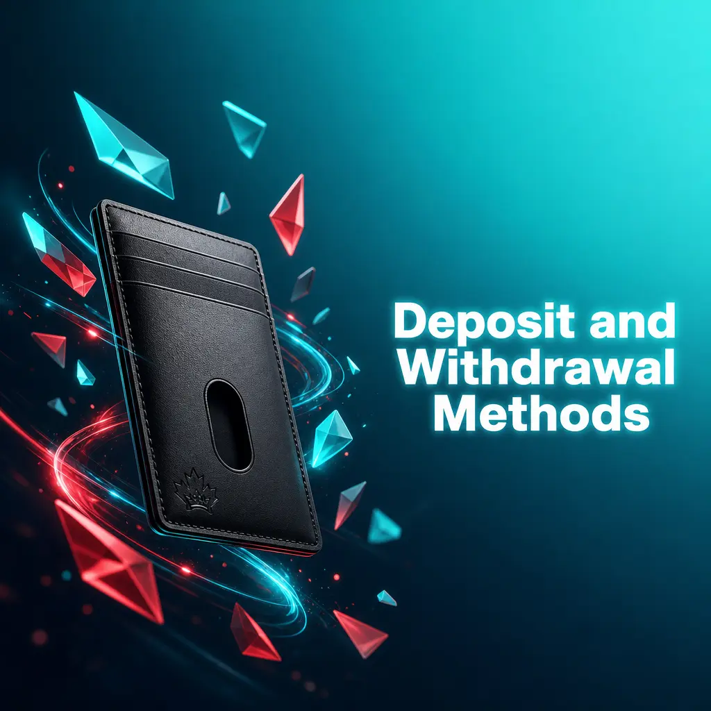 Oshi Casino deposit and withdrawal methods including Interac, crypto, e-wallets, and credit cards for Canadian players