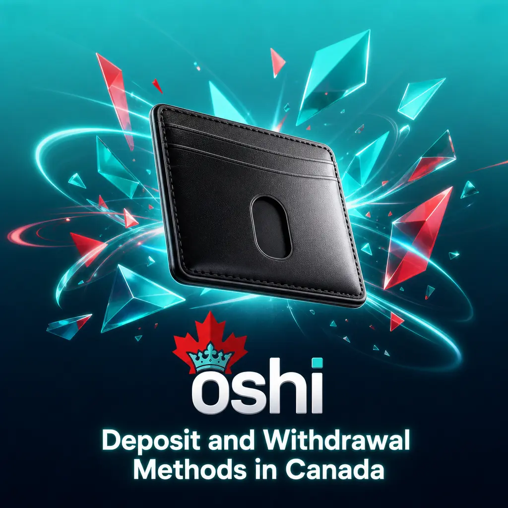 Canadian players depositing at Oshi Casino using Interac, Visa, Bitcoin and more secure payment methods