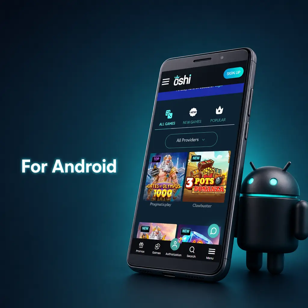 Oshi Casino Android app APK download and installation guide for devices running Android 5.0 or higher
