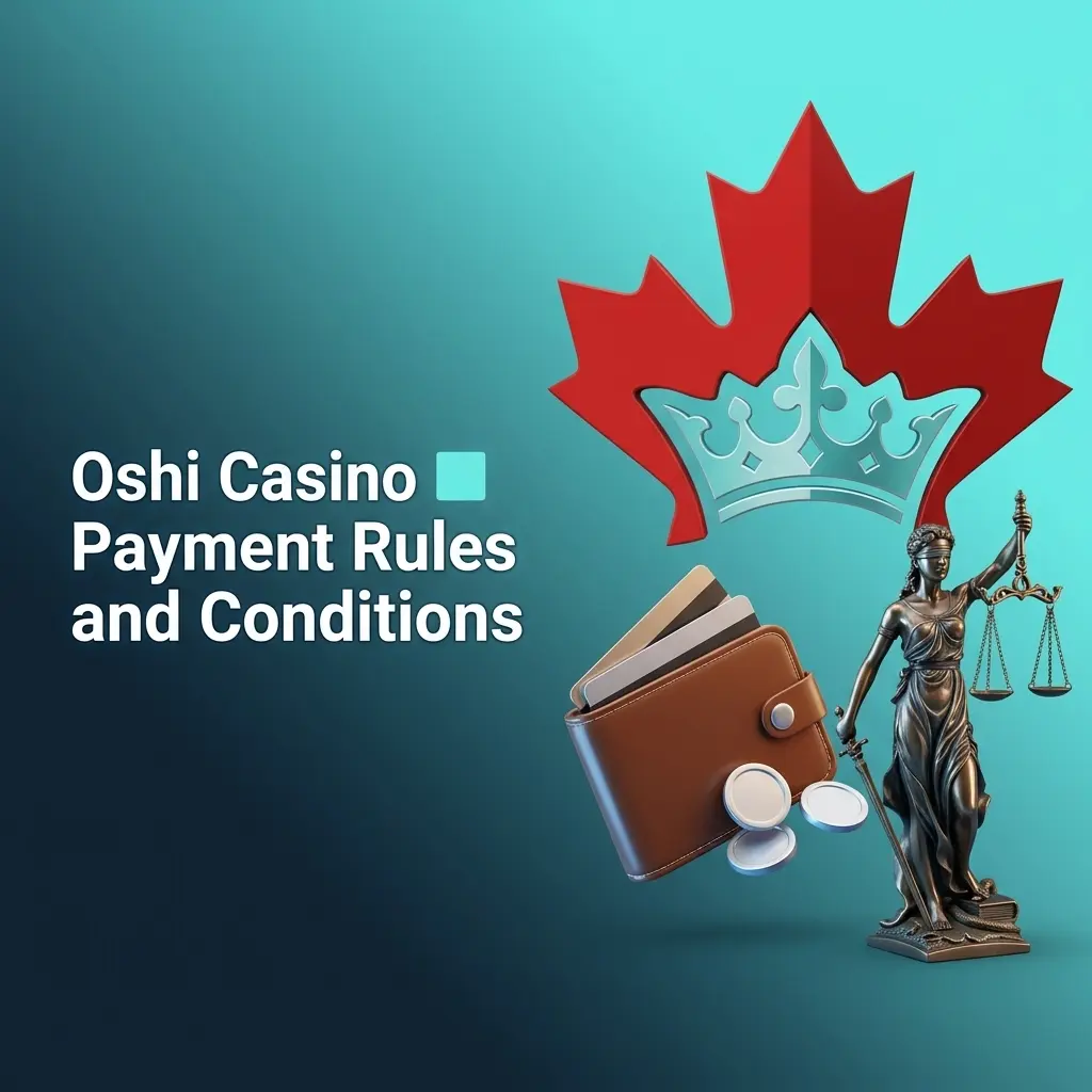 Oshi Casino payment rules covering verification, withdrawal conditions, bonuses, currency conversion, and transaction limits